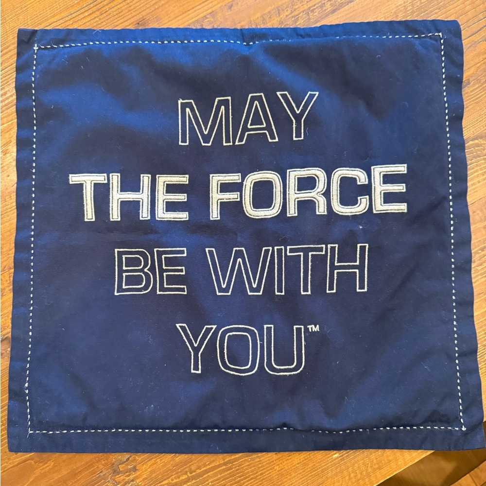 Pottery Barn Kids Star Wars Navy Pillow Cover